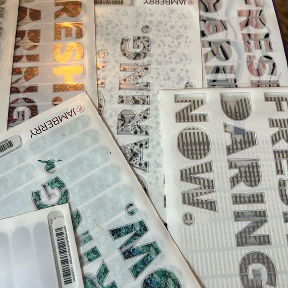 Jamberry Lot! 21 Unused 14 partially used! - Picture 3 of 8